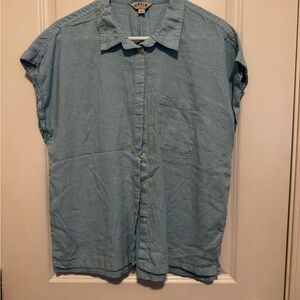 Orvis Light Blue Casual Shirt